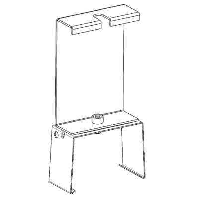 9905202 Gamma/Eco S ladder/threaded rod bracket