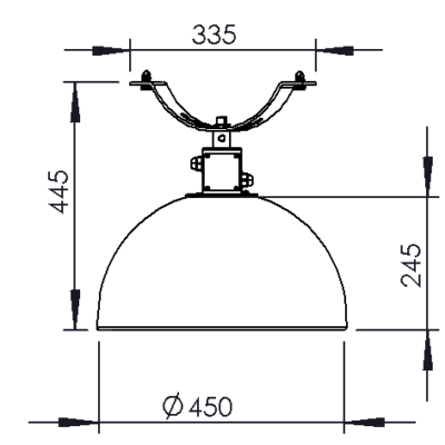 Wire mounting dimensions